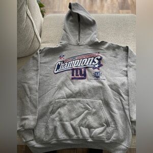 2007 NY Giants NFC Conference Champions Hoodie